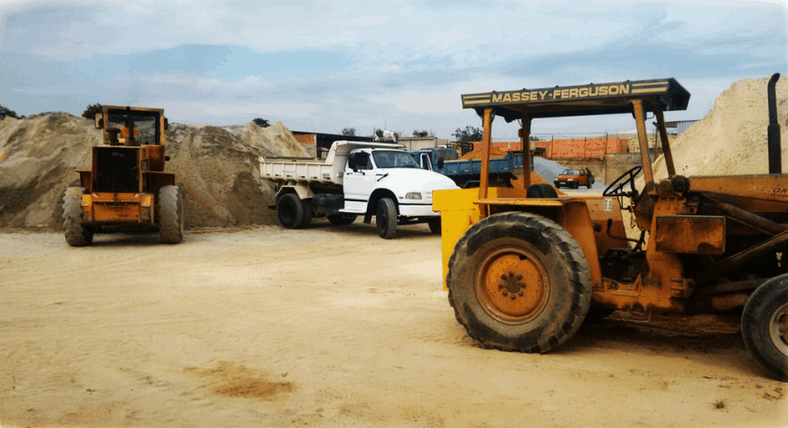 taubeer areia pedra terraplenagem disk entulho cacamba em sorocaba