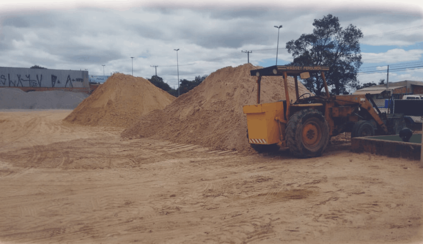 taubeer areia pedra terraplenagem disk entulho cacamba em sorocaba