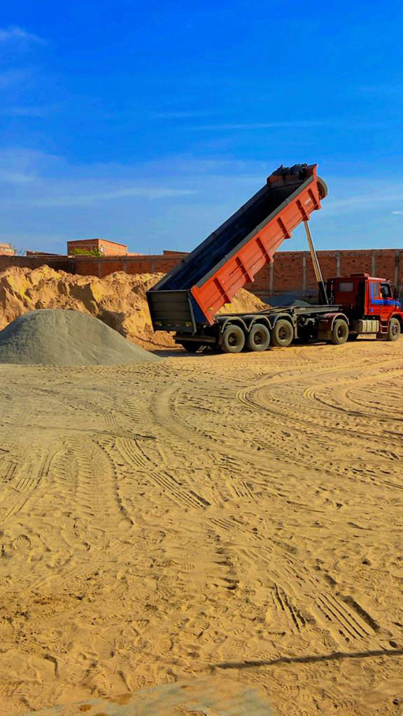 taubeer areia pedra terraplenagem disk entulho cacamba em sorocaba